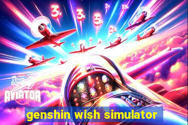 genshin wish simulator