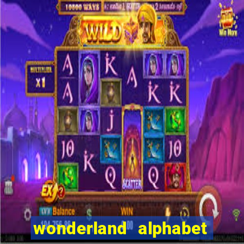 wonderland alphabet comic studio