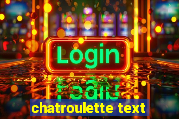 chatroulette text