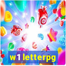 w1 letterpg