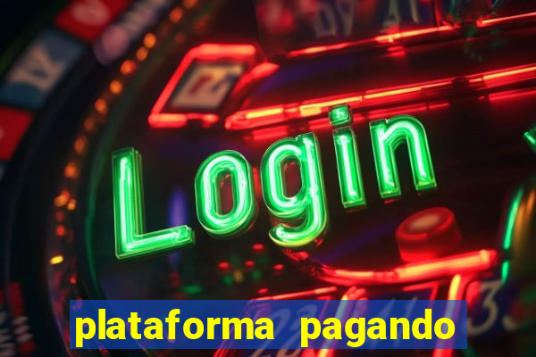 plataforma pagando no cadastro