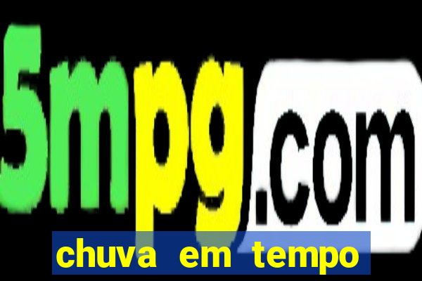 chuva em tempo real ipmet