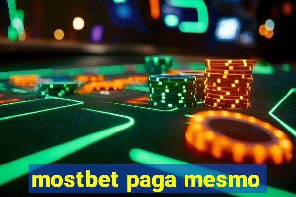 mostbet paga mesmo