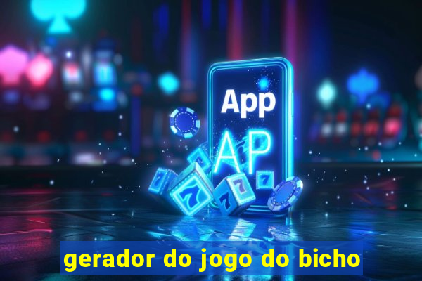 gerador do jogo do bicho