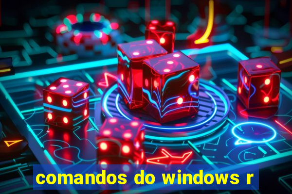 comandos do windows r