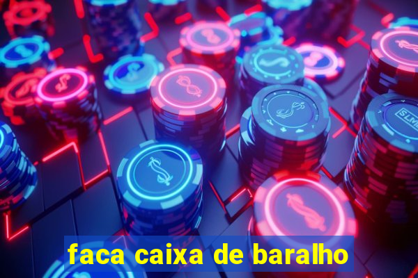 faca caixa de baralho